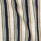 1 Yard Linen and Rayon Woven Natural and Navy Stripes Linear Transcendence Print Fabric